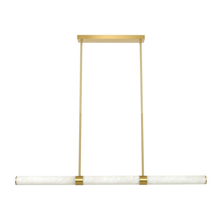 Luella LED Pendant in Brass