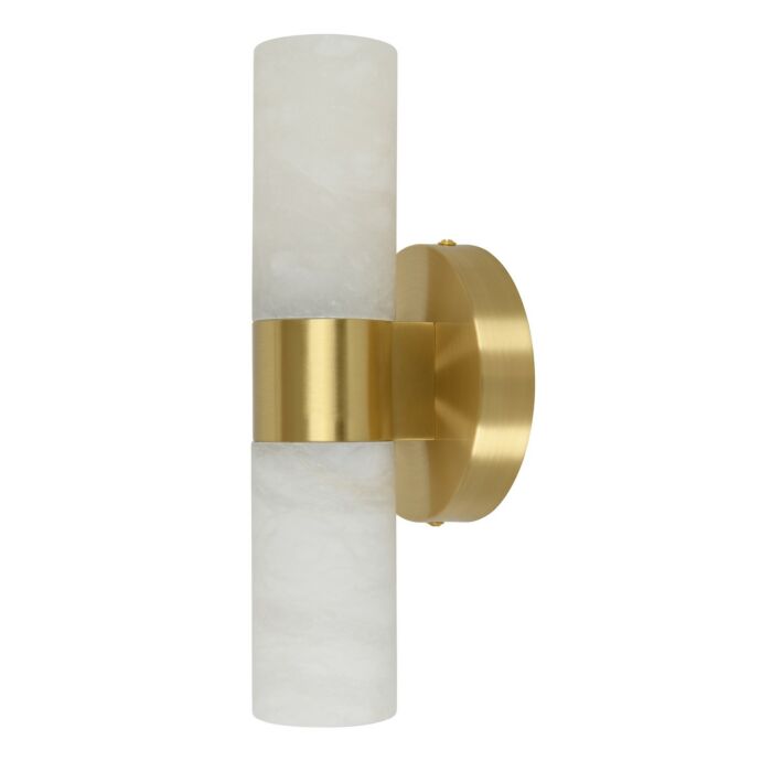 Luella 2-Light Wall Bracket in Brass