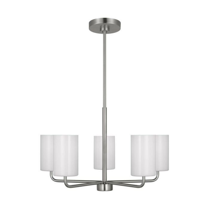 Rhett 5-Light Chandelier in Pewter