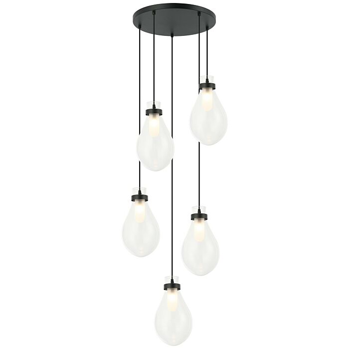 Five Light Pendant by Matteo Lighting