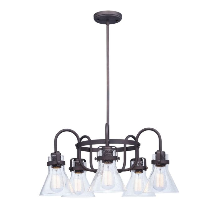 Seafarer 5-Light LED Chandelier in Oil Rubbed Bronze