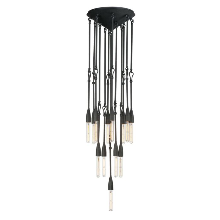 Pioneer 13-Light Pendant in Anthracite