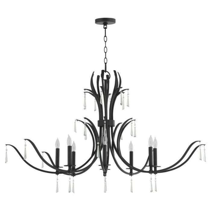 Eight Light Chandelier by Quorum