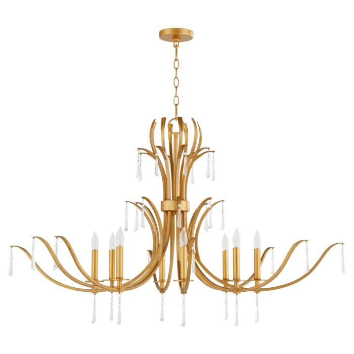 Eight Light Chandelier by Quorum