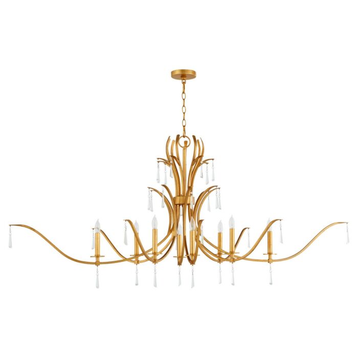 Eight Light Chandelier by Quorum
