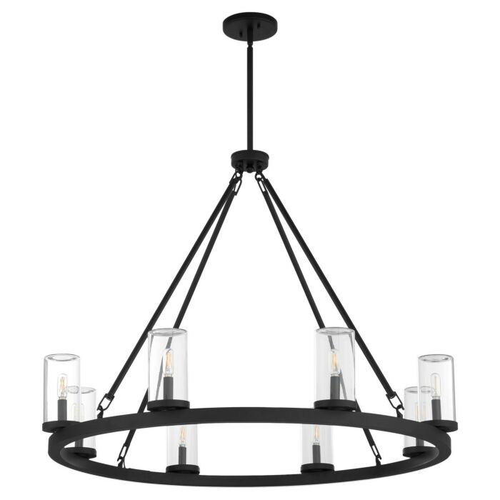 Eight Light Chandelier by Quorum