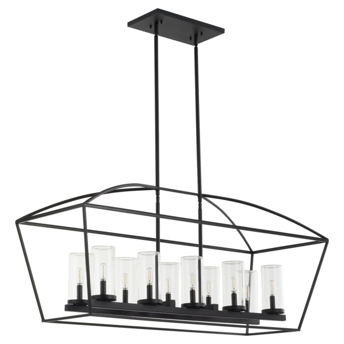 Ten Light Linear Chandelier by Quorum