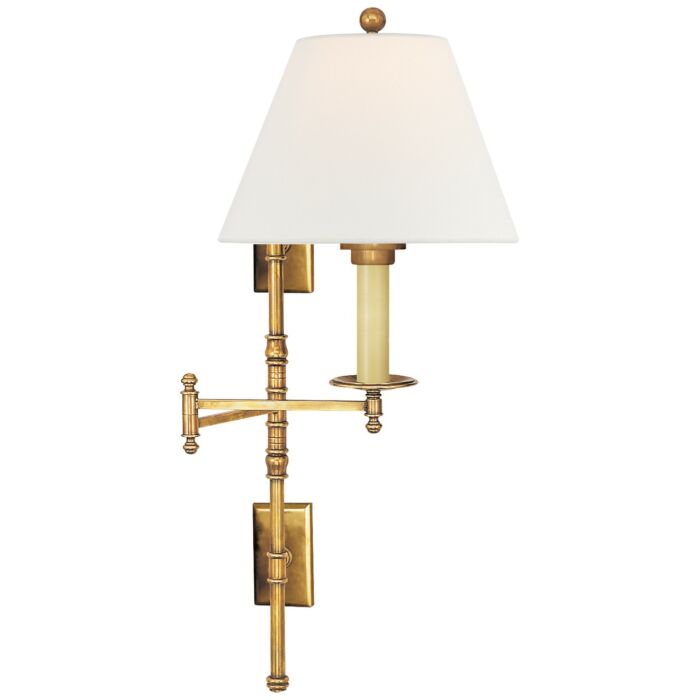 One Light Swing Arm Wall Sconce