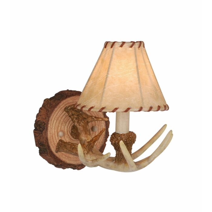 Lodge 1-Light Wall Sconce in Noachian Stone