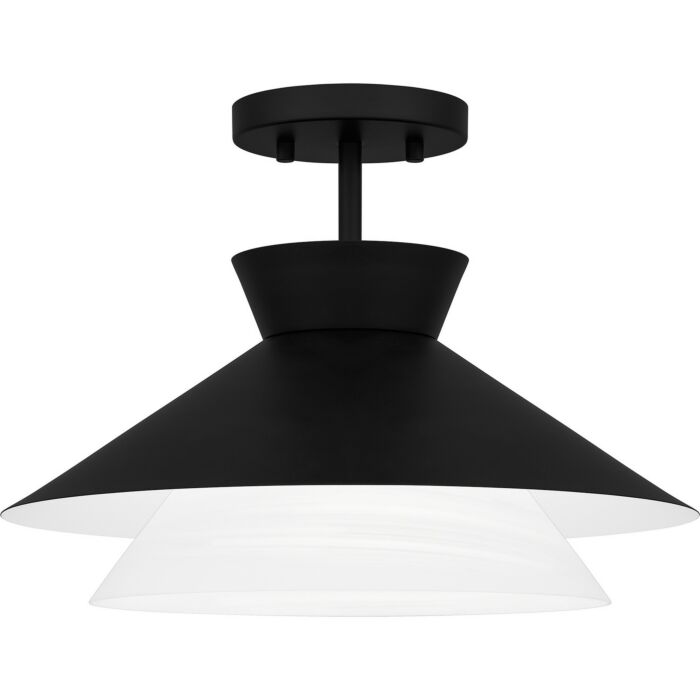 One Light Semi Flush Mount by Quoizel