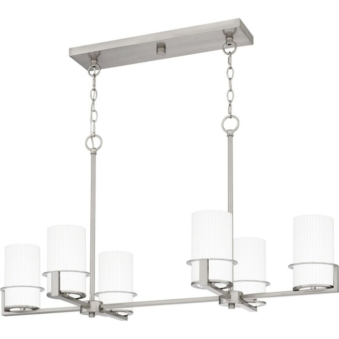 Six Light Linear Chandelier by Quoizel