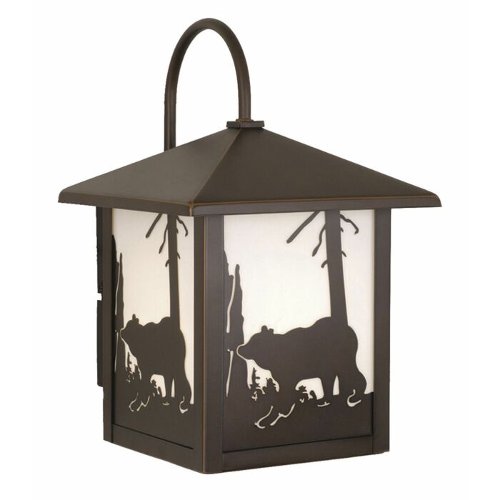 Bozeman 1-Light Outdoor Wall Mount in Burnished Bronze