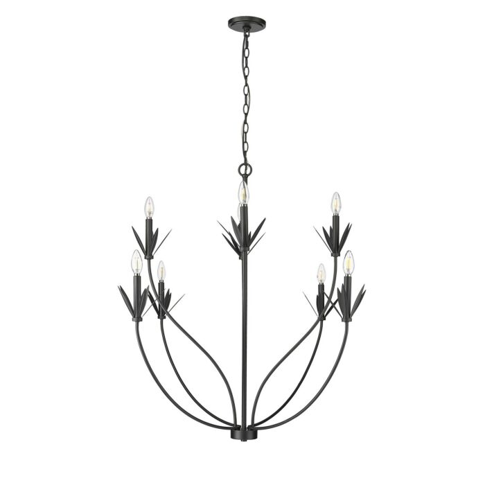 Eight Light Chandelier by Millennium