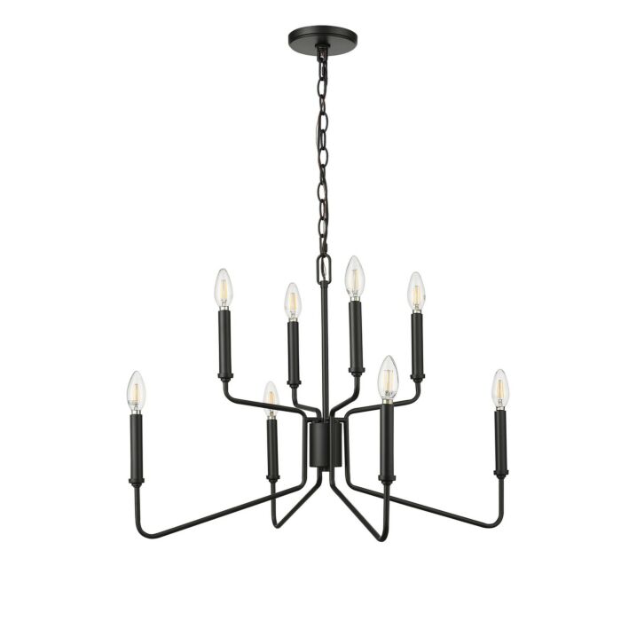 Eight Light Chandelier by Millennium