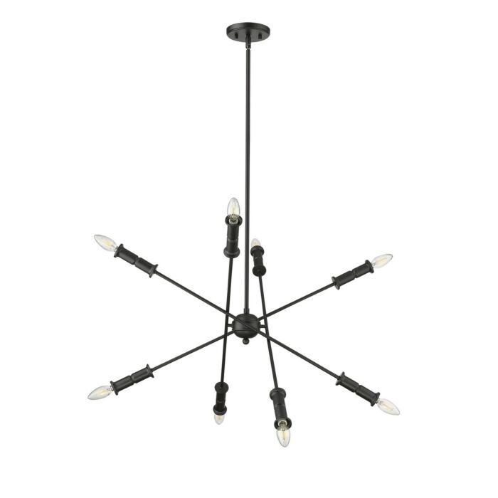 Eight Light Chandelier by Millennium