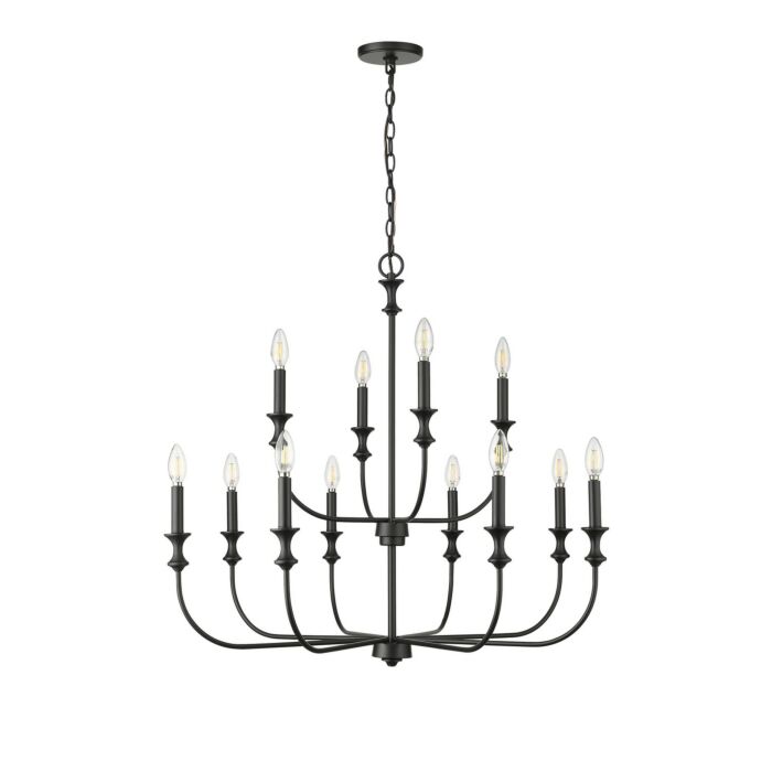 12 Light Chandelier by Millennium