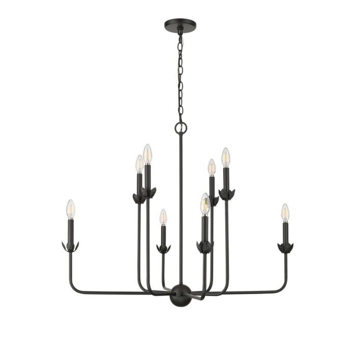 Eight Light Chandelier by Millennium