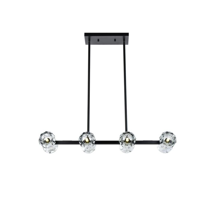 Eren 8-Light Pendant in Black