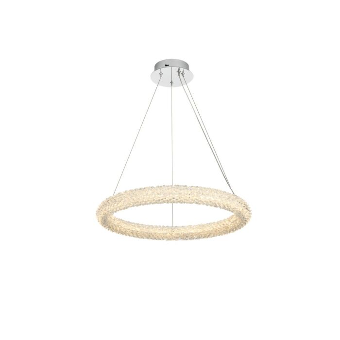 Bowen 1-Light LED Chandelier in Chrome