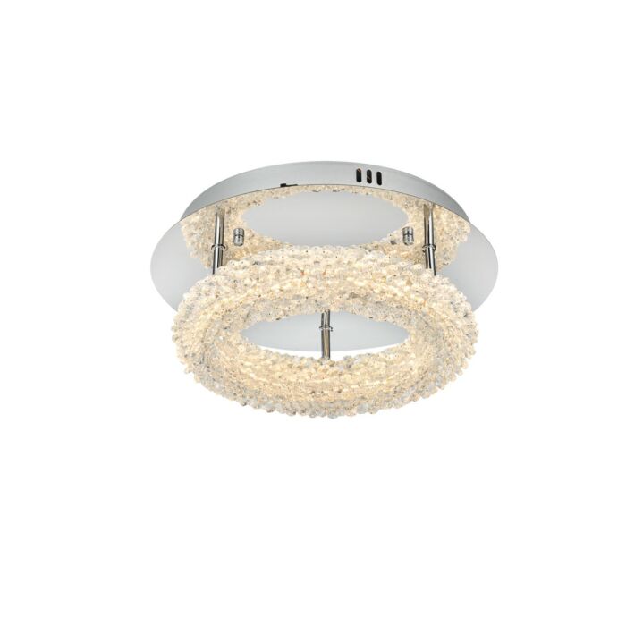 Bowen 1-Light LED Flush Mount in Chrome