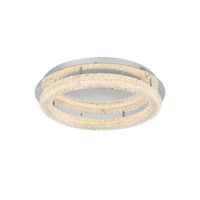 Bowen 1-Light LED Flush Mount in Chrome