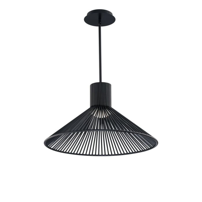Cappe 1-Light Pendant Light in Black