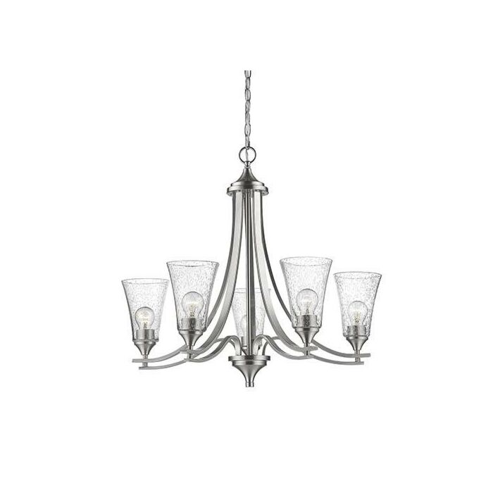 Millennium Lighting Chandelier Ceiling Light in Satin Nickel