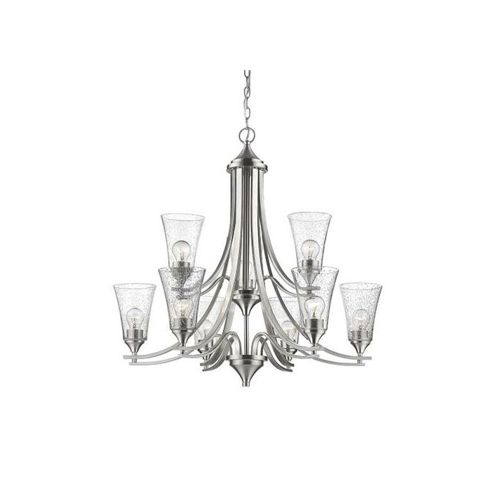 Millennium Lighting Chandelier Ceiling Light in Satin Nickel