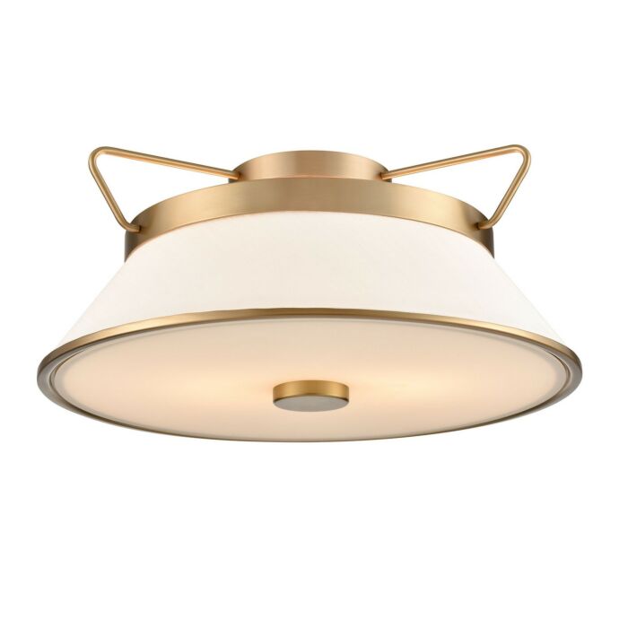 Two Light Semi Flushmount