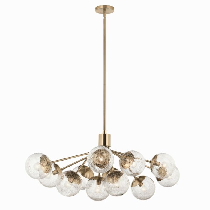 12 Light Linear Chandelier Convertible by Kichler
