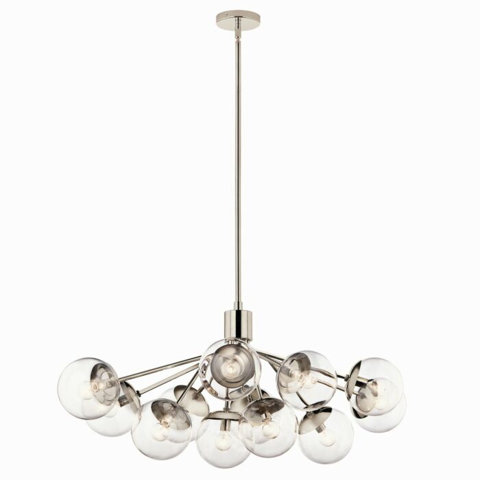 12 Light Linear Chandelier Convertible by Kichler