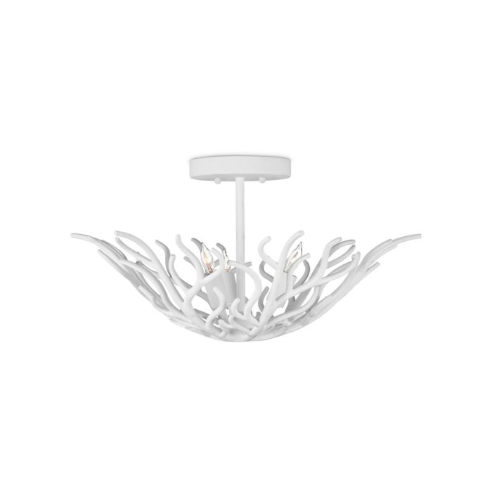 Three Light Semi-Flush Mount