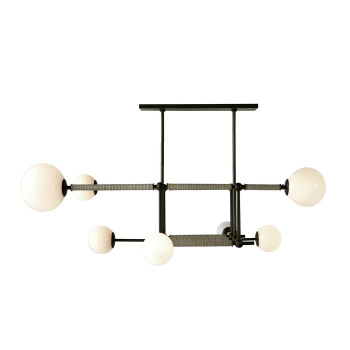 Eight Light Linear Chandelier