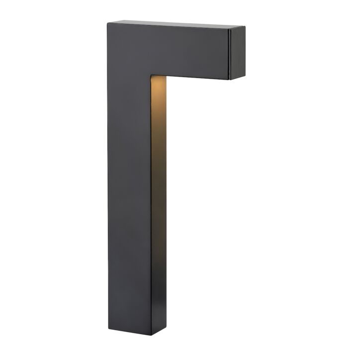 Hinkley 1 Light LED Outdoor Atlantis Path in Satin Black