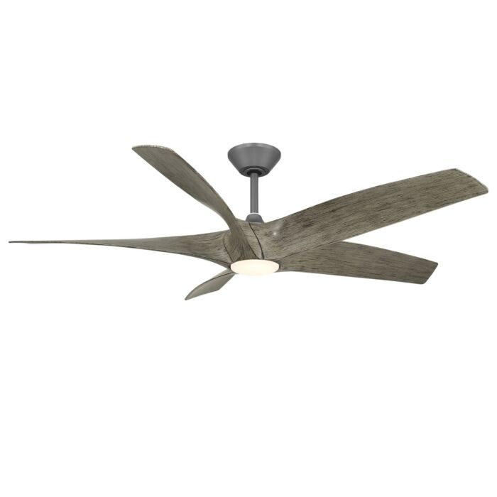 Zephyr 5 Downrod Ceiling Fans in Bronze / Dark