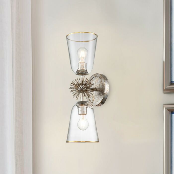 Two Light Wall Sconce