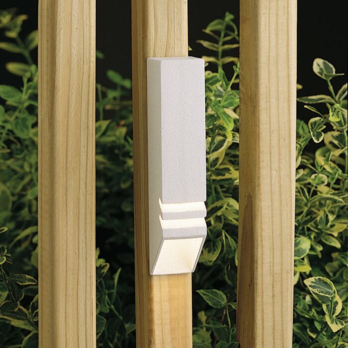 Kichler Landscape 6 Inch 12V Deck Rail in Textured White