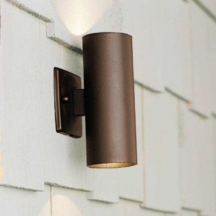 Kichler Landscape Up/Down Wall Light in Textured Architectural Bronze