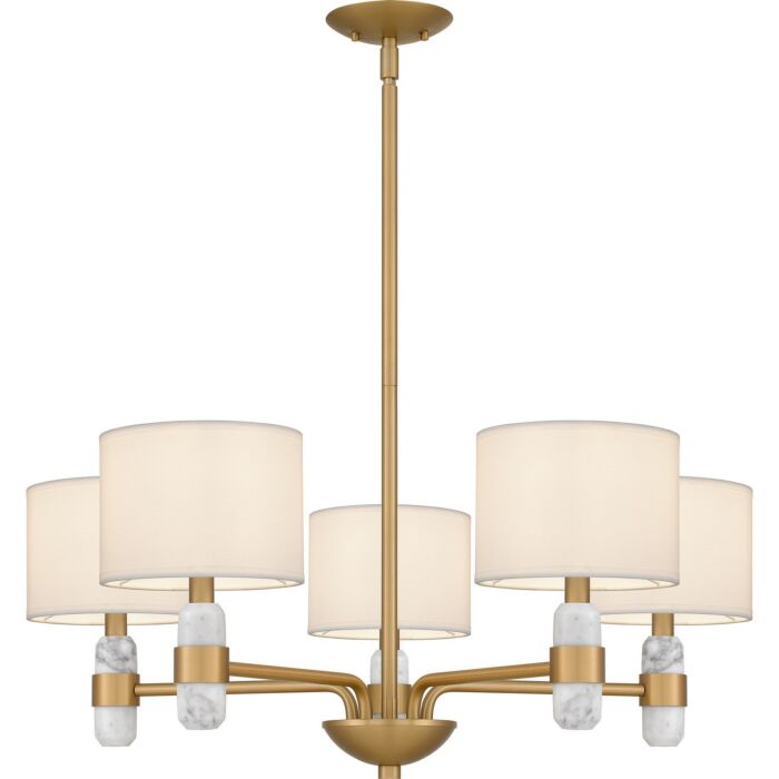 Five Light Chandelier by Quoizel