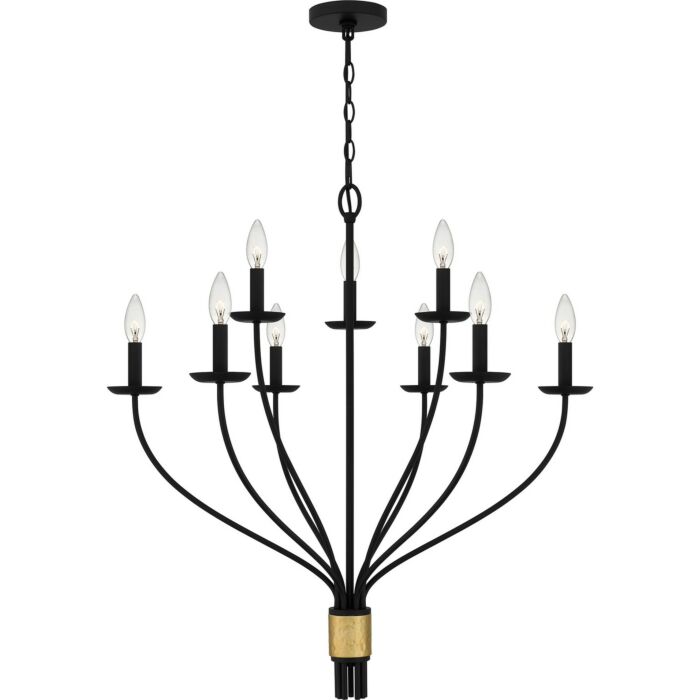 Nine Light Chandelier by Quoizel