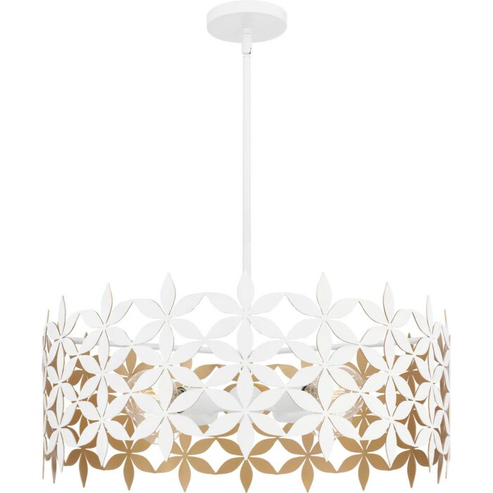 Four Light Pendant by Quoizel