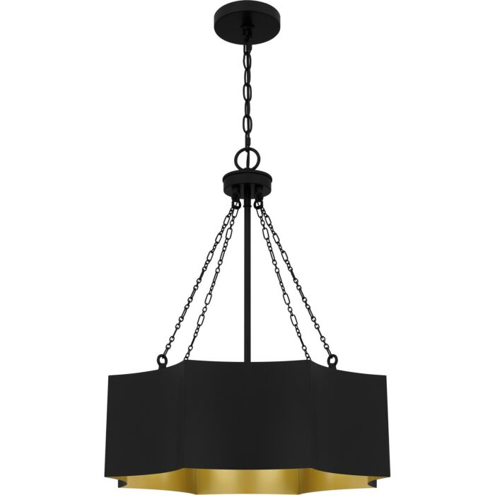 Four Light Pendant by Quoizel