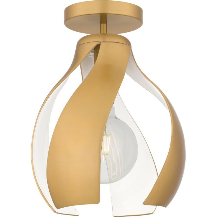 One Light Semi Flush Mount by Quoizel