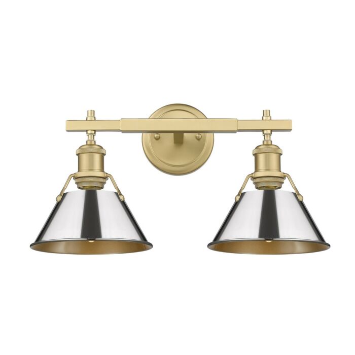 Two Light Bath Vanity by Golden