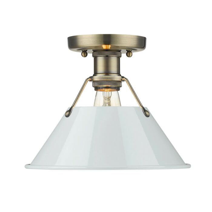 One Light Flush Mount by Golden