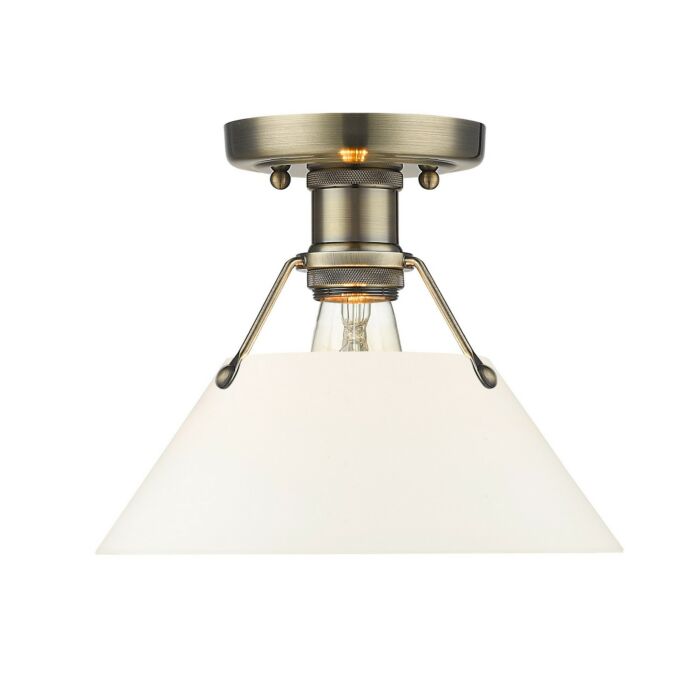 One Light Flush Mount by Golden