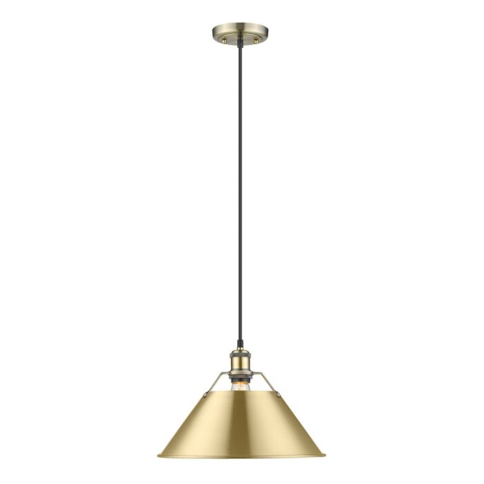 One Light Pendant by Golden