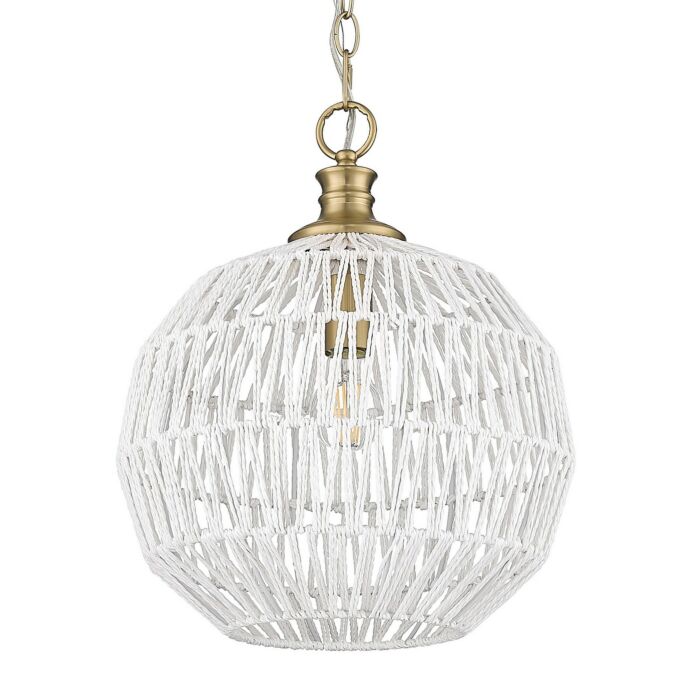 One Light Pendant by Golden