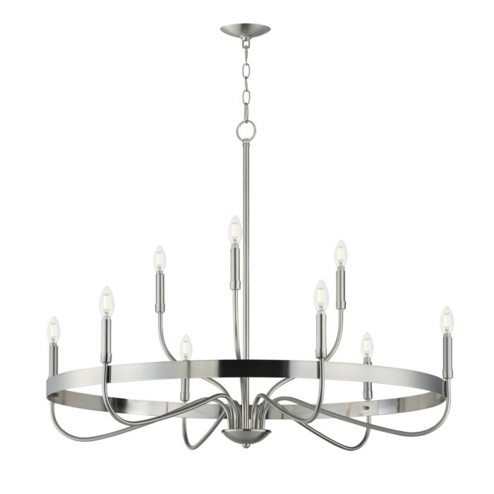 Nine Light Chandelier by Maxim