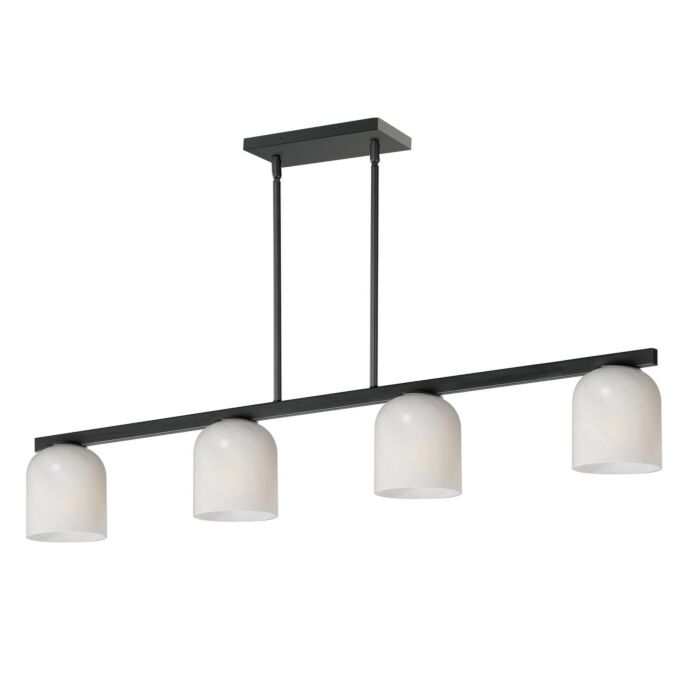 Four Light Linear Pendant by Maxim